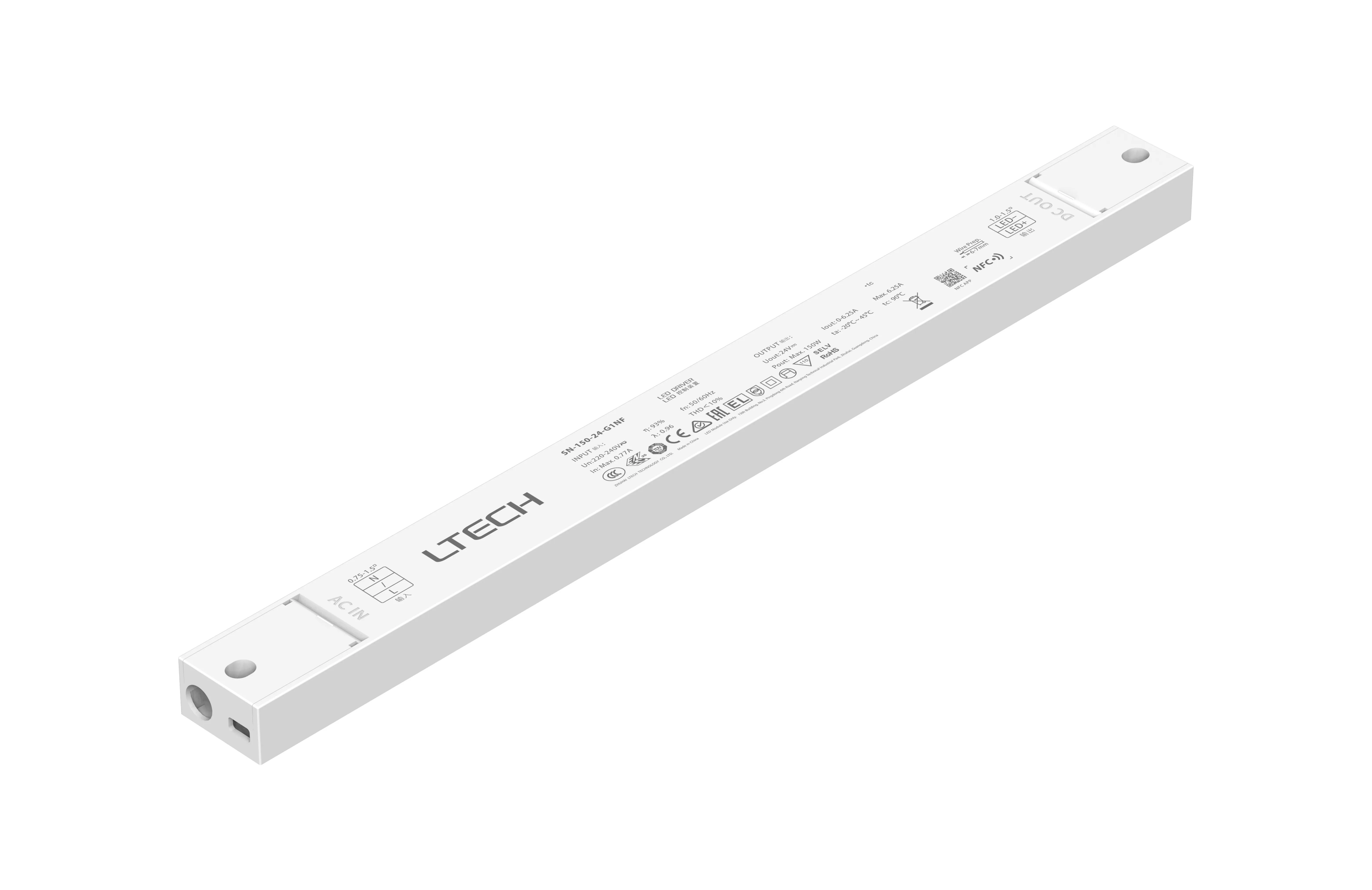 NFC On/Off Constant Voltage Drivers LTECH Fixed output Driver